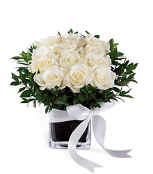 Pure Romance Rose Bouquet from Martinsville Florist, flower shop in Martinsville, NJ